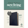 NLT Compact Giant Print Bible, Filament Enabled (Leatherlike, Navy Blue Cross, Red Letter)