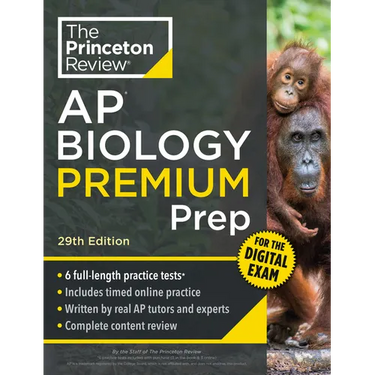 Princeton Review AP Biology Premium Prep, 29th Edition: 6 Practice Tests + Digital Practice Online + Content Review