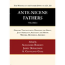 Ante-Nicene Fathers: Translations of the Writings of the Fathers Down to A.D. 325, Volume 6