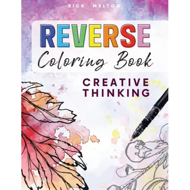 Reverse Coloring Book Creative Thinking