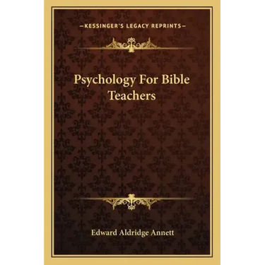 Psychology for Bible Teachers
