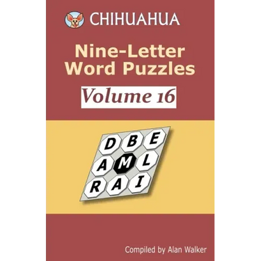 Chihuahua Nine-Letter Word Puzzles Volume 16