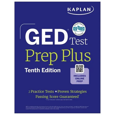 GED Test Prep Plus, Tenth Edition (2026): Includes a Diagnostic Pretest, 2 Full Length Practice Tests, 1000+ Practice Questions, and 60+ Online Videos