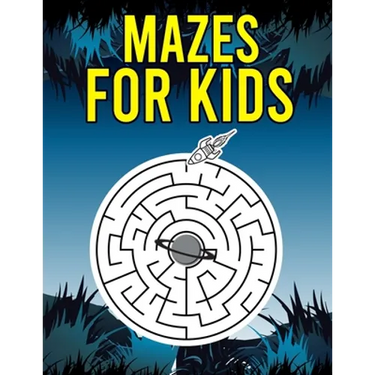 Mazes For kids: Maze fun learning Activity Workbook for Children ages 4-8 - kindergarten preschool pre k maze puzzles for kids