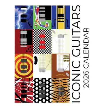 Iconic Guitars 2026 Calendar