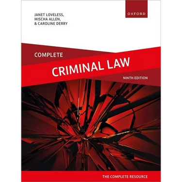 Complete Criminal Law: Text, Cases, and Materials