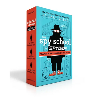 The Spy School vs. Spyder Graphic Novel Paperback Collection (Boxed Set): Spy School the Graphic Novel; Spy Camp the Graphic Novel; Evil Spy School th
