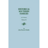 Historical Southern Families. in 23 Volumes. Volume XI
