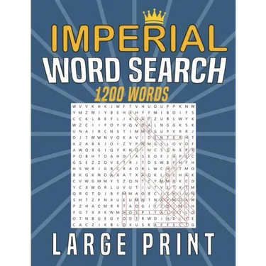 Imperial words search large print: Word search grid with 1200 Words for searching, book Gift for adults or teens