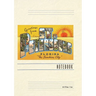 Vintage Lined Notebook Greetings from St. Petersburg, Florida