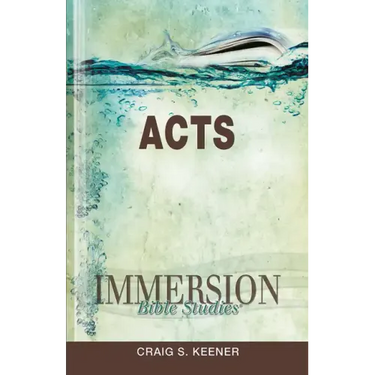 Immersion Bible Studies: Acts