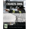 Fireman on Fire Grayscale Photo Adult Coloring Book, Mind Relaxation Stress Relief: Just added color to release your stress and power brain and mind,