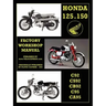 Honda Motorcycles Workshop Manual 125-150 Twins 1959-1966