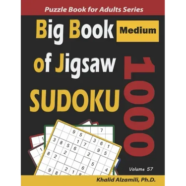 Big Book of Jigsaw Sudoku: 1000 Medium Puzzles