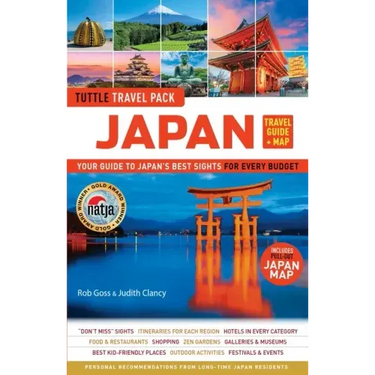 Japan Travel Guide + Map: Tuttle Travel Pack: Your Guide to Japan's Best Sights for Every Budget (Includes Pull-Out Japan Map)