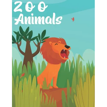 zoo animals: coloring book for kids ages 1-3 (Dover Little Activity Books)