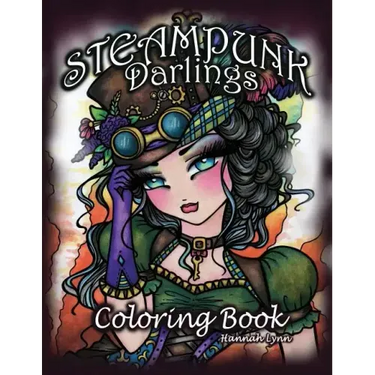 Steampunk Darlings Coloring Book
