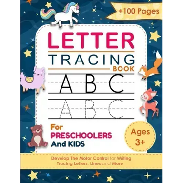 Letter Tracing Book: For Preschoolers And Kids Ages +3 - Alphabet Handwriting Practice Workbook For Kids - Trace Letters for kids ages 3-5