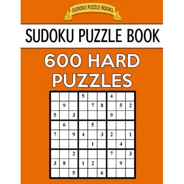 Sudoku Puzzle Book, 600 HARD Puzzles: Single Difficulty Level For No Wasted Puzzles