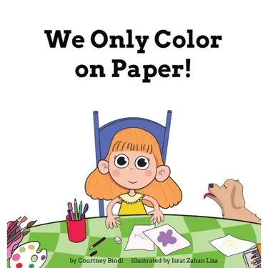 We Only Color on Paper!