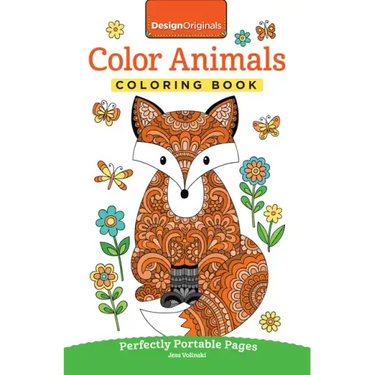 Color Animals Coloring Book: Perfectly Portable Pages