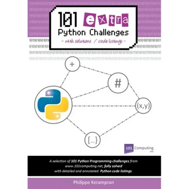 101 Extra Python Challenges with Solutions / Code Listings
