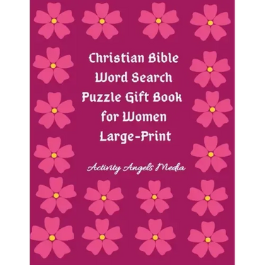 Christian Bible Word Search Puzzle Gift Book for Women Large Print: Bible Word Search Puzzles Book Gift for Mothers (Moms, Seniors, Grandmothers & Gir