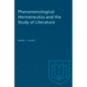 Phenomenological Hermeneutics and the Study of Literature