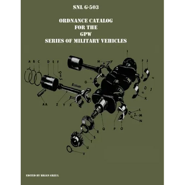 SNL G-503 Ordnance Catalog for the GPW series of military vehicles