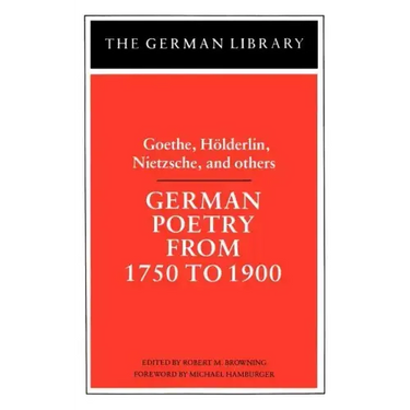 German Poetry from 1750 to 1900