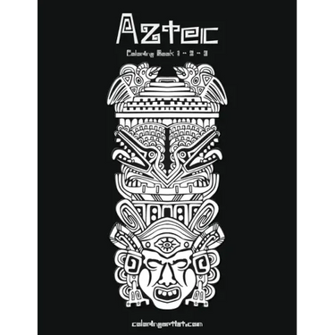 Aztec Coloring Book 1, 2 & 3