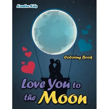 Love You to the Moon Coloring Book