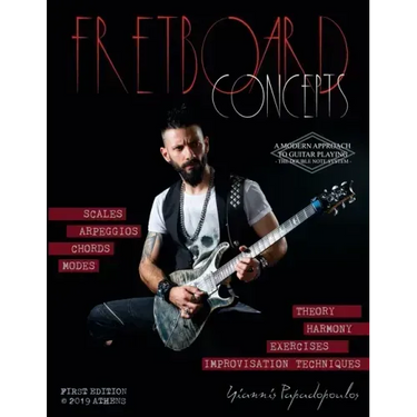 Fretboard Concepts: A Complete & Modern Method to master Scales, Modes, Chords, Arpeggios & Improvisation hacks - Scales Over Chords Guide
