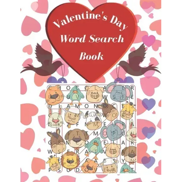 Valentine's Day Word Search Book: For kids ages 8-15 / Large Print and easy to read / beautiful designed / "8,5" x 11 / 41 pages
