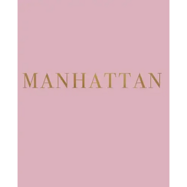 Manhattan: A decorative book for coffee tables, bookshelves and interior design styling - Stack deco books together to create a custom look