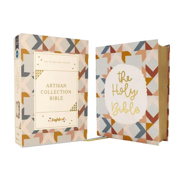Niv, Artisan Collection Bible, Cloth Over Board, Multi-Color/Quilted, Red Letter, Comfort Print