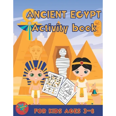 Ancient Egypt activity book for kids ages 3-8: Ancient Egypt themed gift for kids ages 3 and up