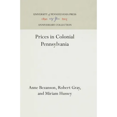 Prices in Colonial Pennsylvania