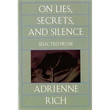 On Lies, Secrets, and Silence: Selected Prose, 1966-1978