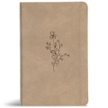 CSB Personal Size Bible, Digital Study Edition, Earth Suedesoft Leathertouch