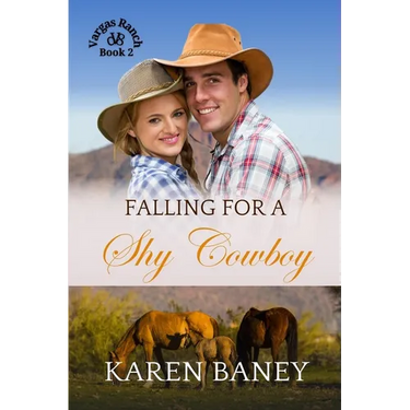 Falling for a Shy Cowboy: A Secret Crush Single Mom Christian Cowboy Romance (Vargas Ranch Book 2)