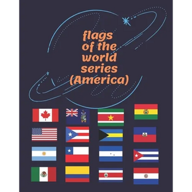 Flags of the World Series (Americas): adult coloring book