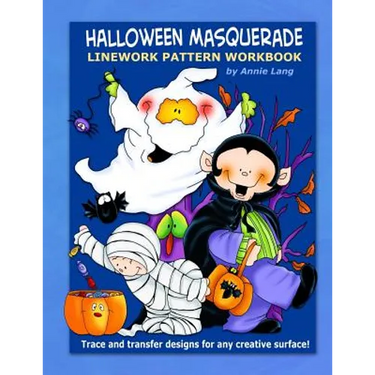 Halloween Masquerade: Linework Pattern Workbook