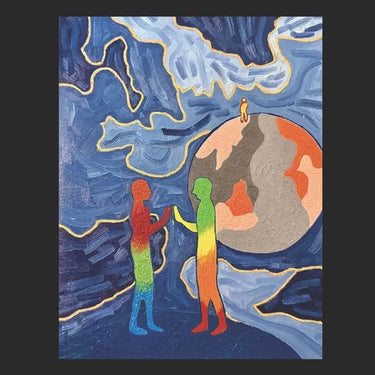 The World through the Emotional Mind: Instinctive, Cognitive, and Moral Emotions-Their Mechanisms and Influence on the World, Illustrated in Oil Paint