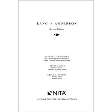 Lang v. Anderson: Case File