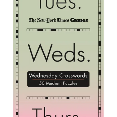 New York Times Games Wednesday Crosswords: 50 Medium Puzzles