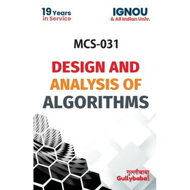MCS-031 Design And Analysis Of Algorithm