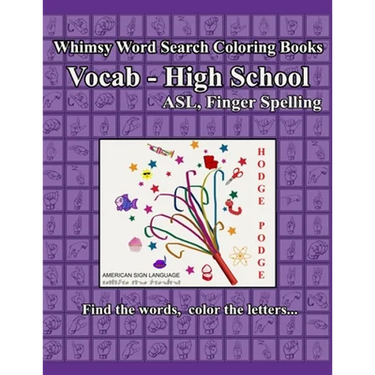 Whimsy Word Search, Vocab High School, ASL