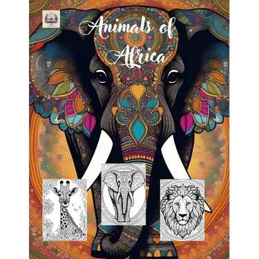 Animals of Africa: A Coloring Book with 60 Captivating Illustrations of African Wildlife