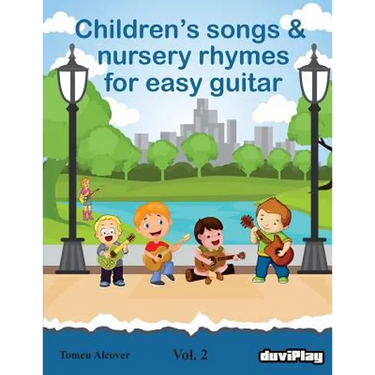 Children's songs & nursery rhymes for easy guitar. Vol 2.